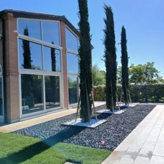 realizzazione giardino a Fossò